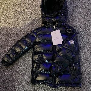 Moncler Iridescent Black Hooded Jacket